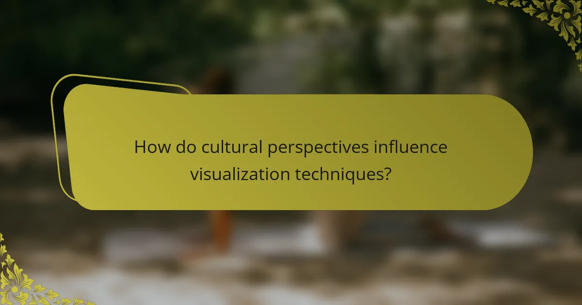 How do cultural perspectives influence visualization techniques?